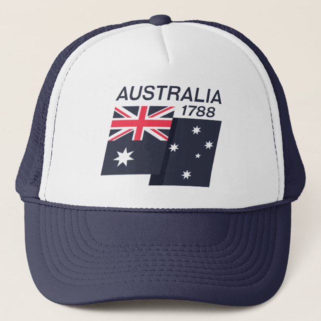 Australia Flag Trucker Hat (Front)