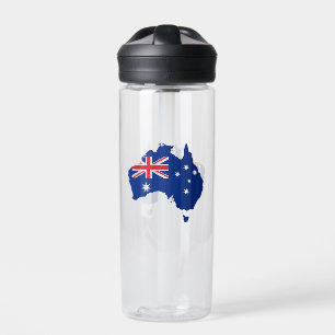 Australia flag water bottle