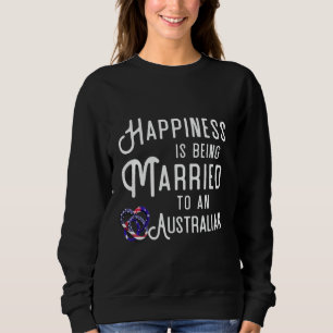 Australia Flag Wedding Anniversary Engagement Aust Sweatshirt