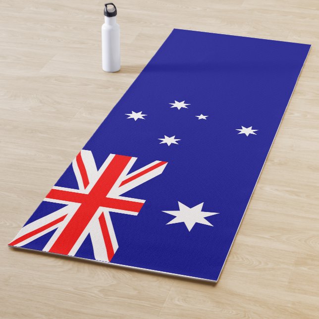 Australia Flag Yoga Mat (In Situ)