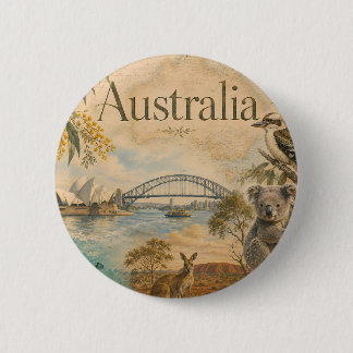 Australia for lovers of Australia 6 Cm Round Badge