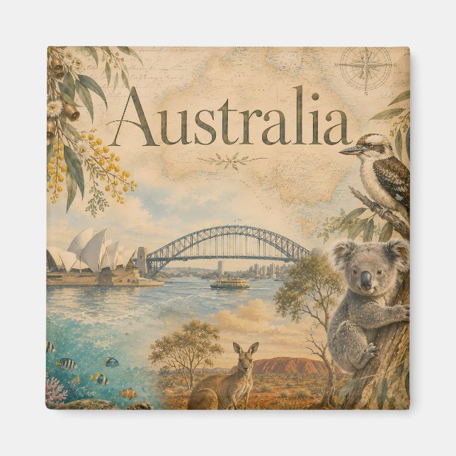 Australia  for lovers of Australia  Magnet (Front)