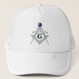 Australia freemasonry sign trucker hat