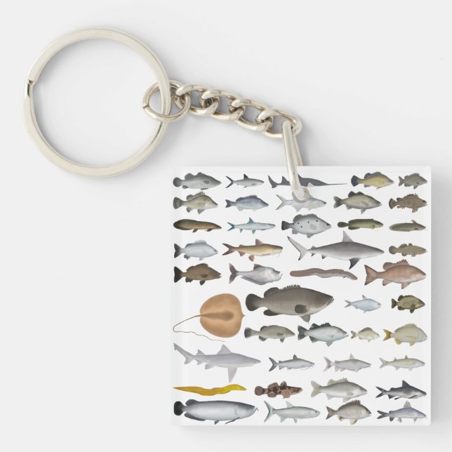 Australia Freshwater Fish Group Key Ring (Front)