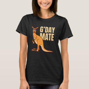 Australia G'day Mate Shirt Funny Kangaroo Australi