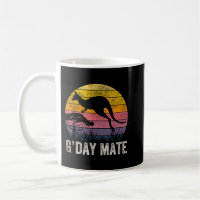 Australia G'Day Mate Shirt Funny Kangaroo Australi