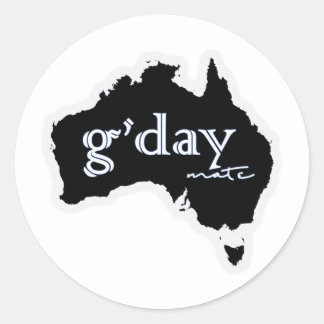 Australia: G'day Mate Sticker