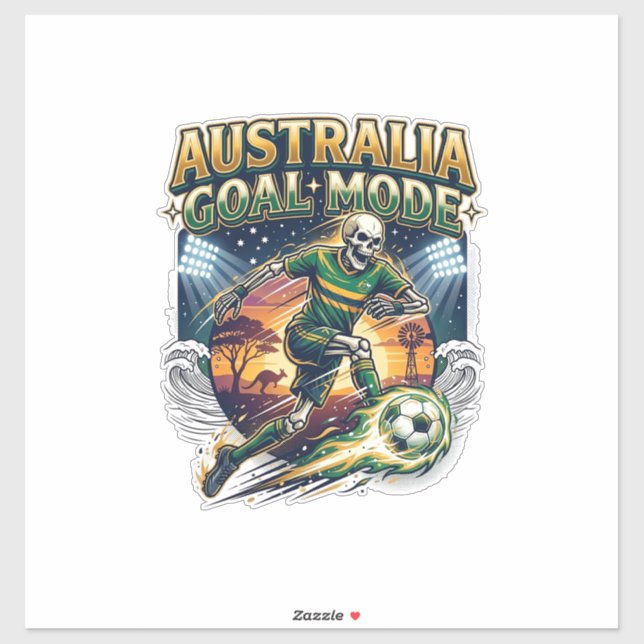 Australia Goal Mode Skeleton Striker Nations Stree (Sheet)