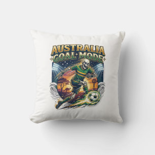 Australia Goal Mode Skeleton Striker Nations Stree Cushion