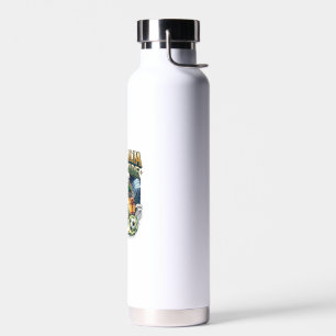 Australia Goal Mode Skeleton Striker Nations Stree Water Bottle