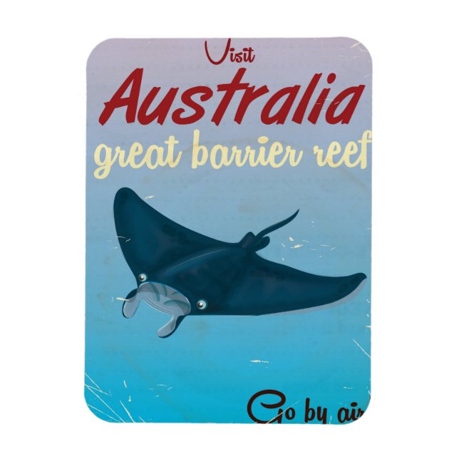Australia Great barrier reef Magnet (Vertical)