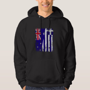 Australia Greece Half Flag Australian Greek Flag Hoodie