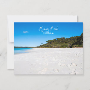 Australia Hyams Beach White Sand Paradise Photo Postcard