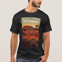 Australia Illustration Travel Art Vintage