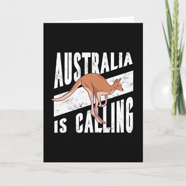 Australia is calling card (Front)