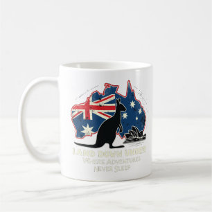 Australia Kangaroo Aussies Land Down Under Coffee Mug