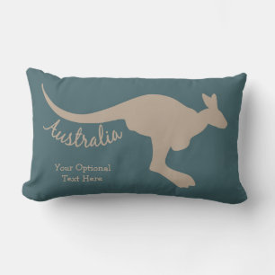 Australia Kangaroo custom text & colour pillows