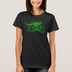 Australia Kangaroo Cyclist Cycling Biking Summer T-Shirt