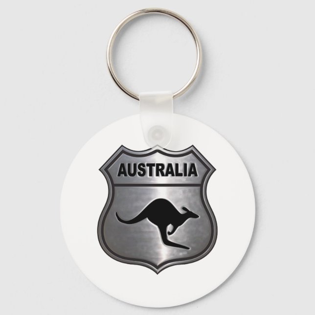 Australia Kangaroo Key Ring (Front)