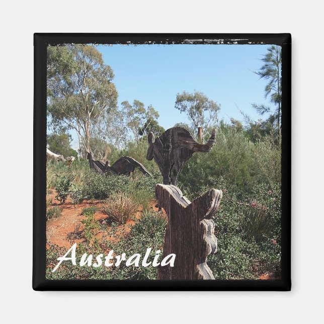 Australia - Kangaroo (Magnet) Magnet (Front)