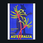 Australia, kangaroo paws, Australian wildflowers Postcard<br><div class="desc">Perfect image for your new print design. It could be a nice present or "final touch" for decorating home.</div>