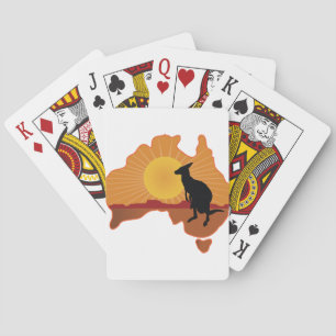 Australia Kangaroo Playing Cards