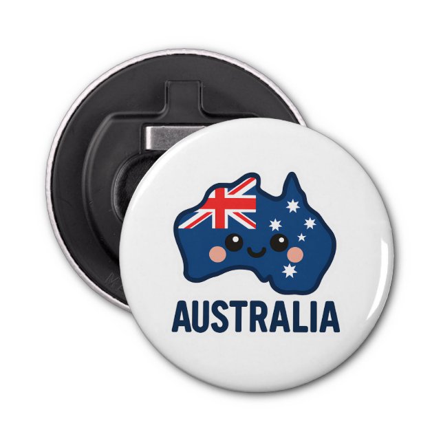 Australia Kawaii Fusion – Bold & Adorable Bottle Opener (Front)