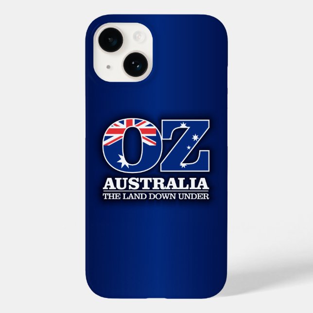 Australia "Land of OZ" Case-Mate iPhone Case (Back)