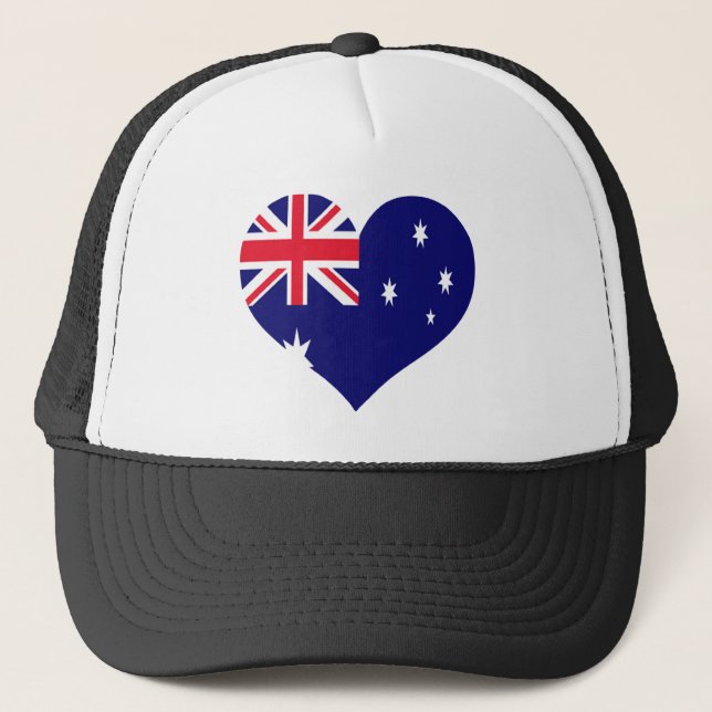 Australia Love Trucker Hat (Front)