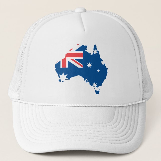 Australia map and flag - Hat (Front)