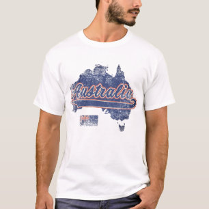 Australia Map T-Shirt