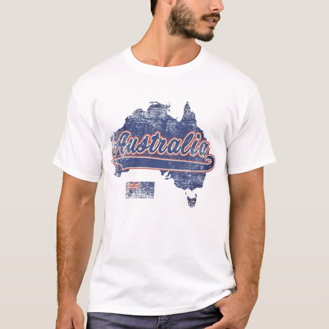 Australia Map T-Shirt (Front)