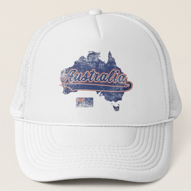 Australia Map Trucker Hat (Front)