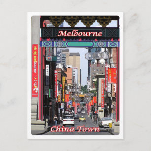Australia - Melbourne - China Town - Postcard