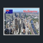 Australia - Melbourne City - Postcard<br><div class="desc">Here you will find the souvenir of your vacation. This category contains souvenirs of many locations in: Oceania - Australia - Melbourne City - Yarra river.  Amaze friends and relatives with the unique souvenirs from your great trip! Try us!</div>