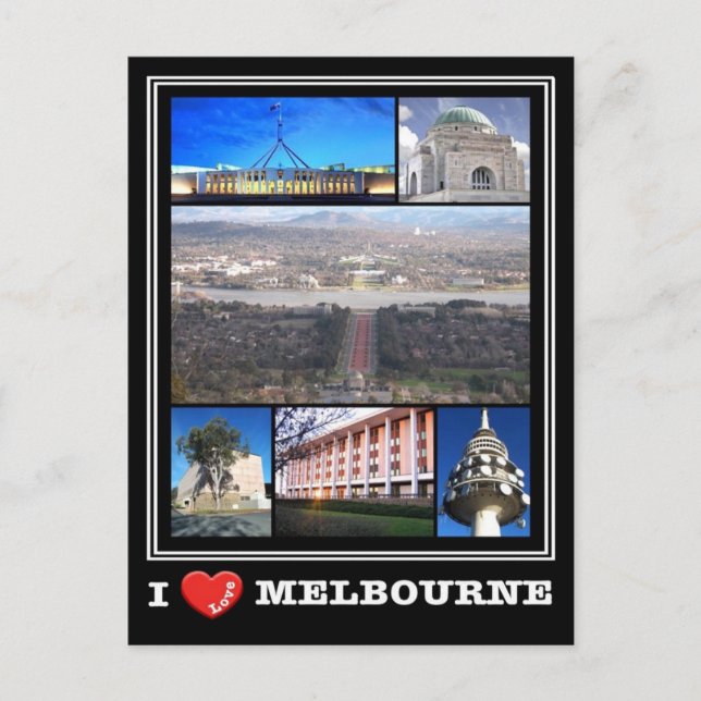 Australia -  Melbourne - I Love - Postcard (Front)