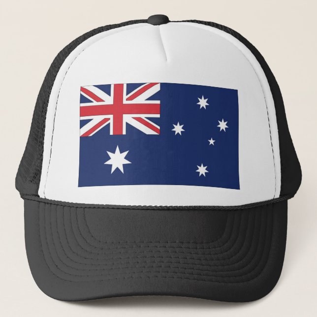 Australia National Flag Trucker Hat (Front)