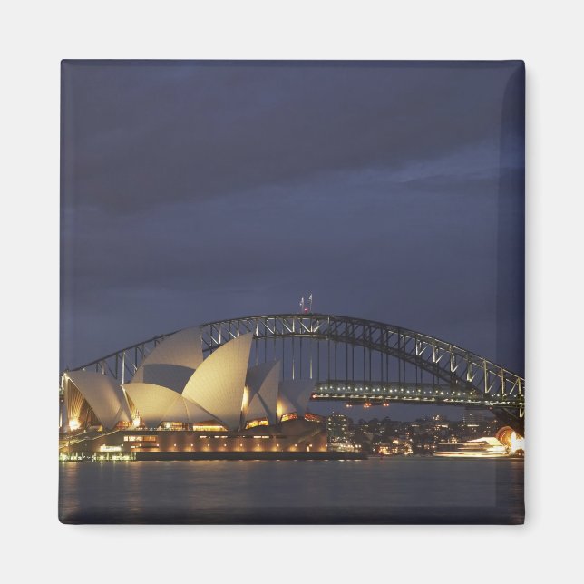 Australia, New South Wales, Sydney, Sydney Opera 3 Magnet (Front)