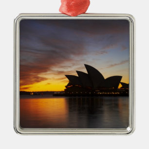 Australia, New South Wales, Sydney, Sydney Opera 5 Metal Ornament