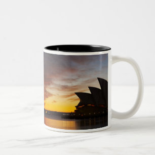 Australia, New South Wales, Sydney, Sydney Opera Two-Tone Coffee Mug