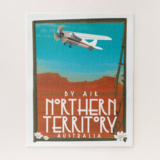 Australia Northern Territory Travel poster Jigsaw Puzzle (Vertical)