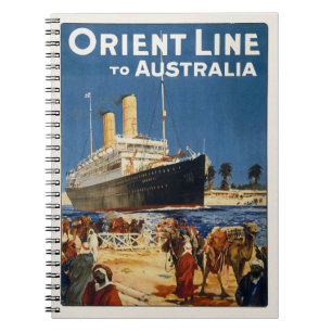 AUSTRALIA OCEAN LINER OTRANTO NOTEBOOK