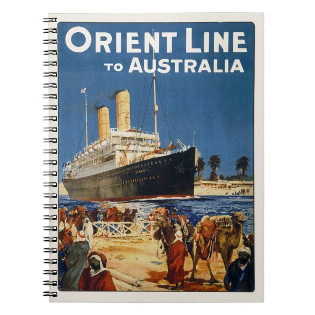 AUSTRALIA OCEAN LINER OTRANTO NOTEBOOK (Front)