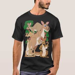 Australia Outback Marsupial Animal Kangaroo T-Shirt