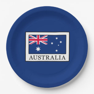 Australia Paper Plate