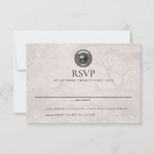Australia Passport Wedding RSVP Card
