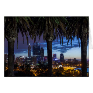Australia, Perth, city skyline from Kings Park 2