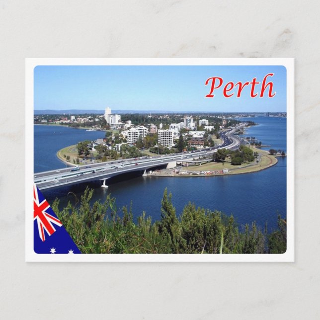 Australia - Perth - Skyline - Postcard (Front)