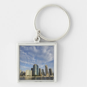 Australia, Queensland, Brisbane, Skyscrapers and Key Ring