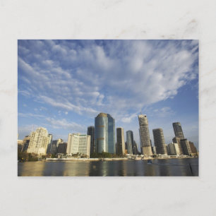 Australia, Queensland, Brisbane, Skyscrapers and Postcard